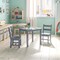 Emma and Oliver Kids 3 Piece Solid Hardwood Table and Chair Set for Playroom, Kitchen